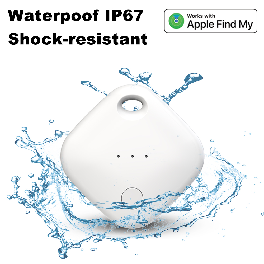Outdoor Waterproof IP67 Bluetooth Tracker for Air Tag Replacement via Apple Find My to Locate Backpack Suitcase Bike Finder Itag