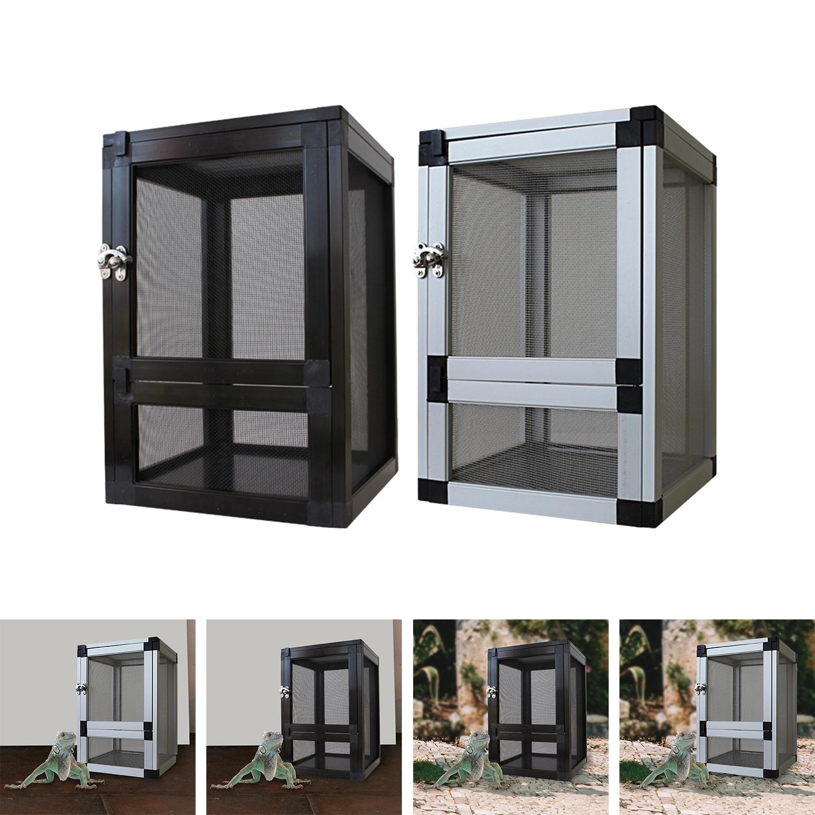 Air Screen Cages Container Case Reptile Cage Breeding Box Reptiles Habitat for