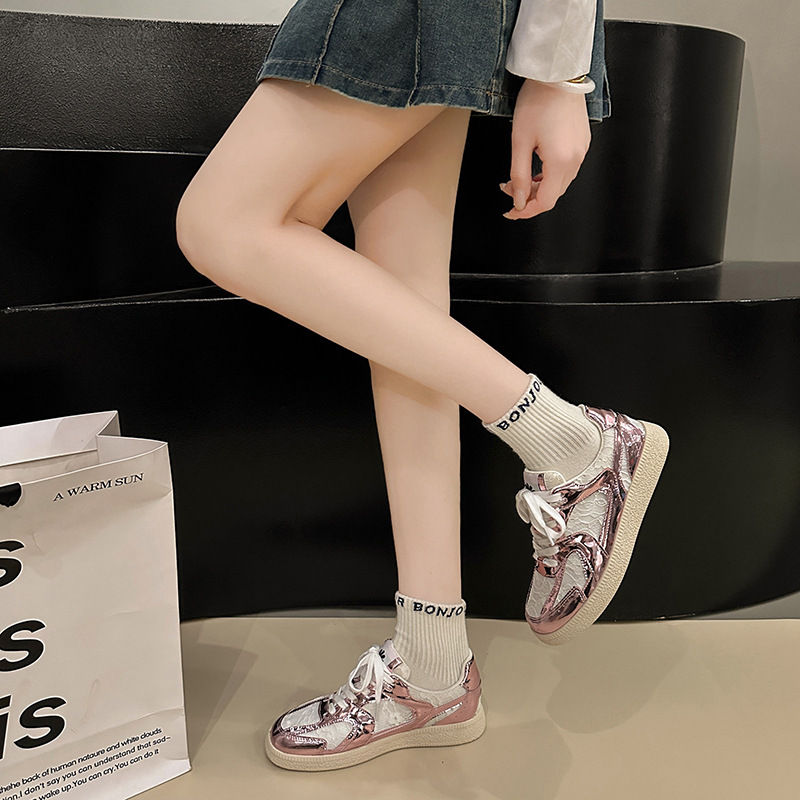 Ddmysports Long Lasting And Non Tiring High End Small White Shoes Women S Versatile Summer Student Wide Leg Pants Special OUTDOOR