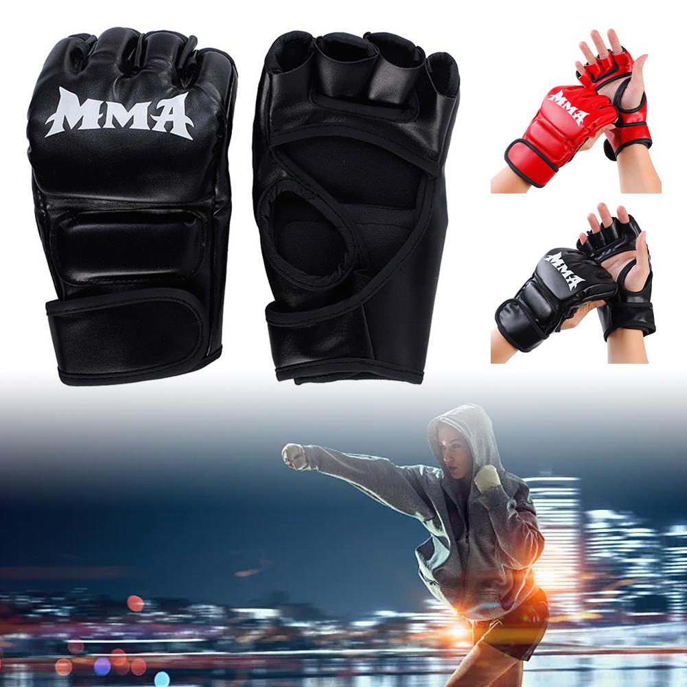 Boxing Gloves Half Finger Adult Sanda Training MMA Boxing Thai Boxing Fighting Fighting Sandbags Men's And Women's Fist Covers