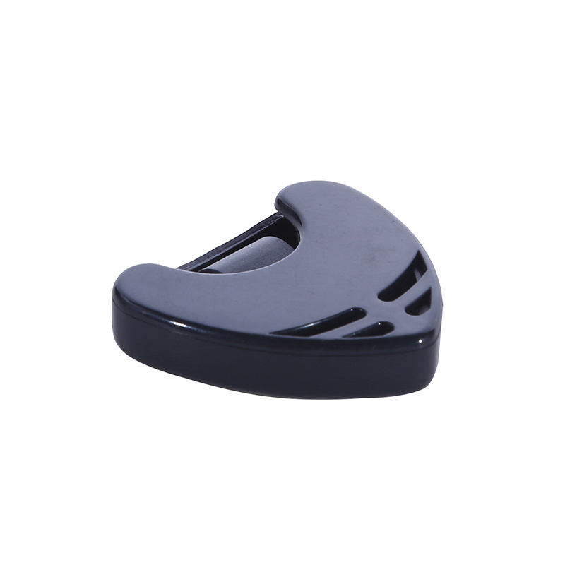 PC Guitar Pick 1 ddmysmile Holder Plastic Plectrum Case Mediator Quick Storage Self Adhesive Triangle Shape Solid Color Smile