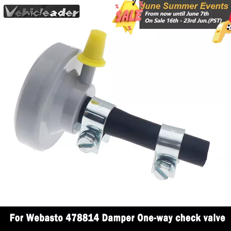 For Webasto 478814 Universal Easy Install Durable Professional Mini Heater Fuel Check Vae Car Dosing Pump Damper Kit Plastic