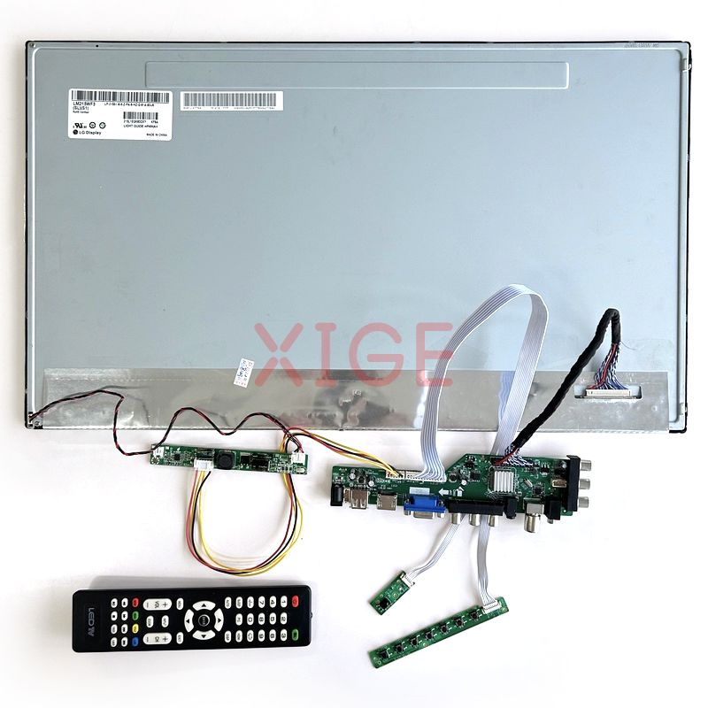LCD Display Screen DVB Controller Board Fit HM200WD1 LM200WD3 LM200WD4 Kit USB AV RF 20" 1600*900 LVDS-30Pin HDMI-Compatible VGA