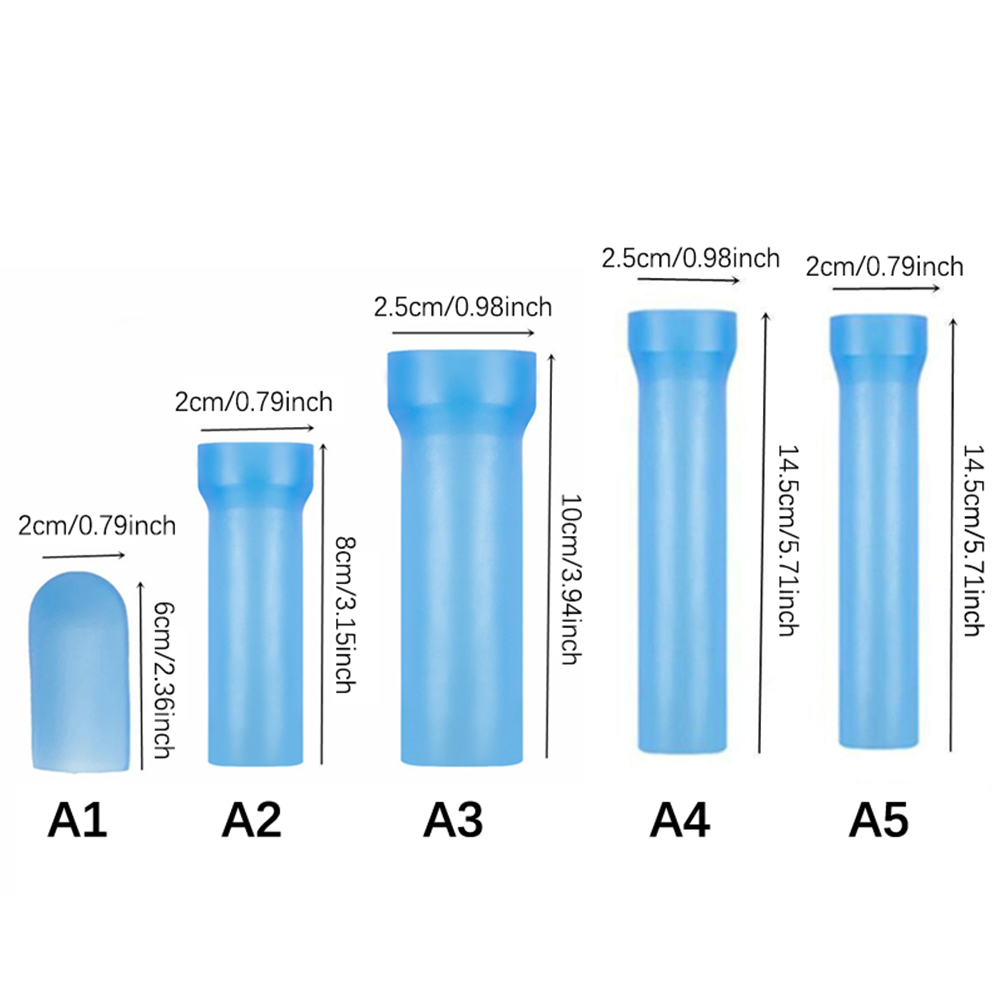 Penis Sleeve Extender Pump Vacuum Cap Accessories Enlargement Glans Protector Reusable Silicone Case Various Sizes
