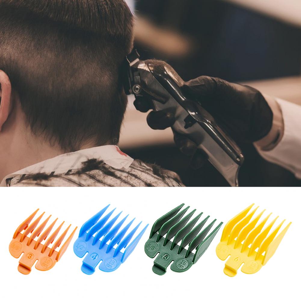 10Pcs/Bag Cutting Guide Comb Convenient Reliable Positioning Comb Hair Clipper Replacement Sheath Limit Comb for Men