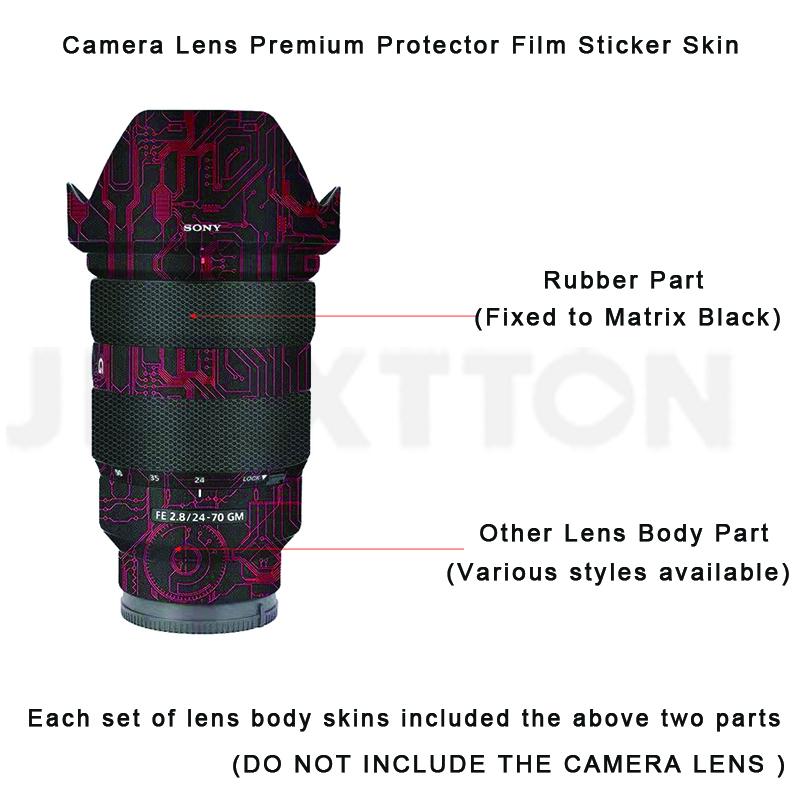 24 70 2.8 Lens Skin Vinyl Wrap Film Camera Protective Sticker Protector Coat Photography Accessories for Sony FE 24-70mm F2.8 GM 9704d