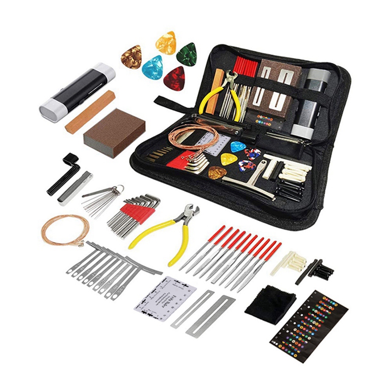 Guitar Repair Kit Parts With 72 Parts-Professional Guitar Repair Kit And Accessories-For Electronic Guitars, Ukulele, Banjo