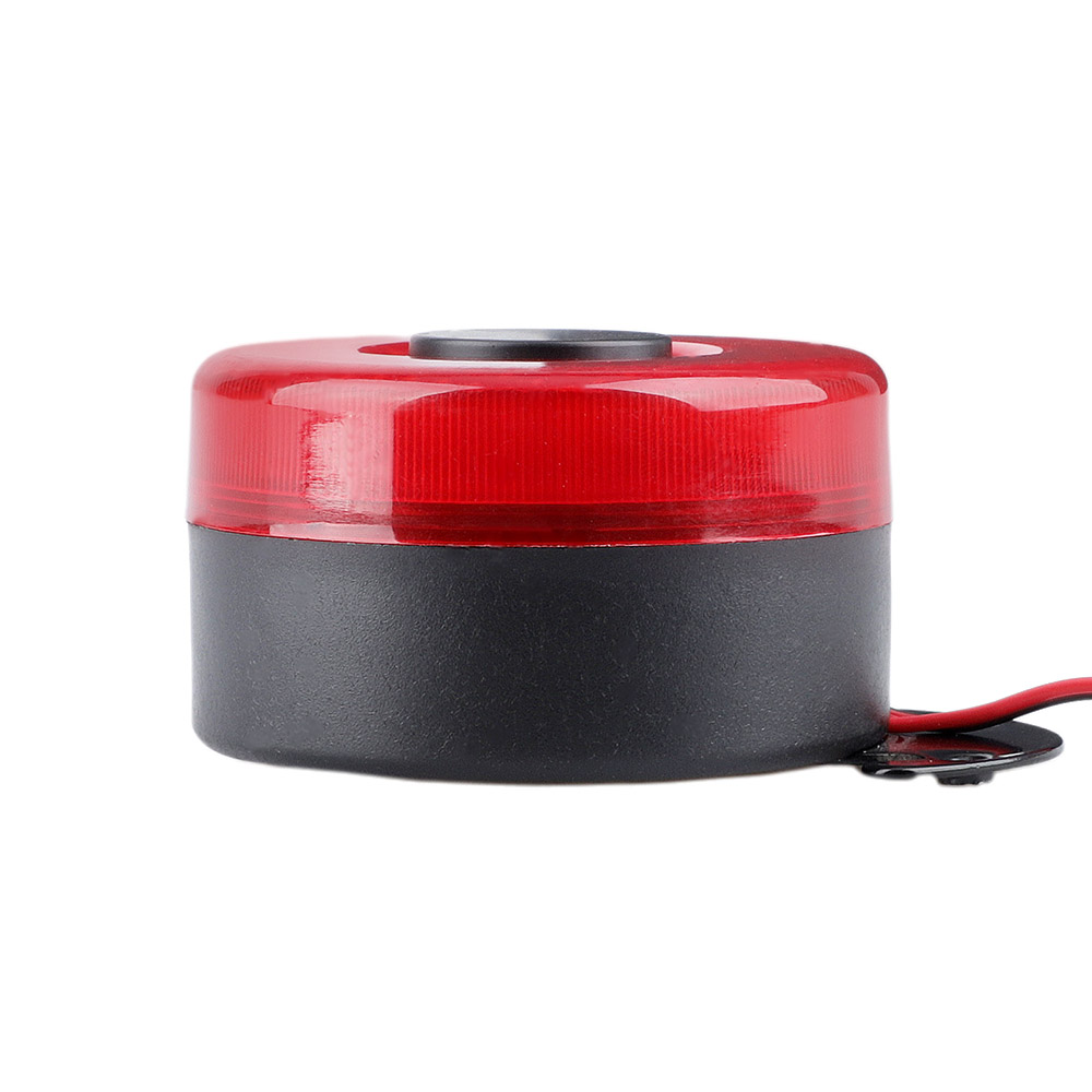 DC 12V-24V 105dB Beep Reverse Beeper Air Horn Warning Siren 6 Sound Signal Backup Alarms Horns With Red LED for Car Boat Truck