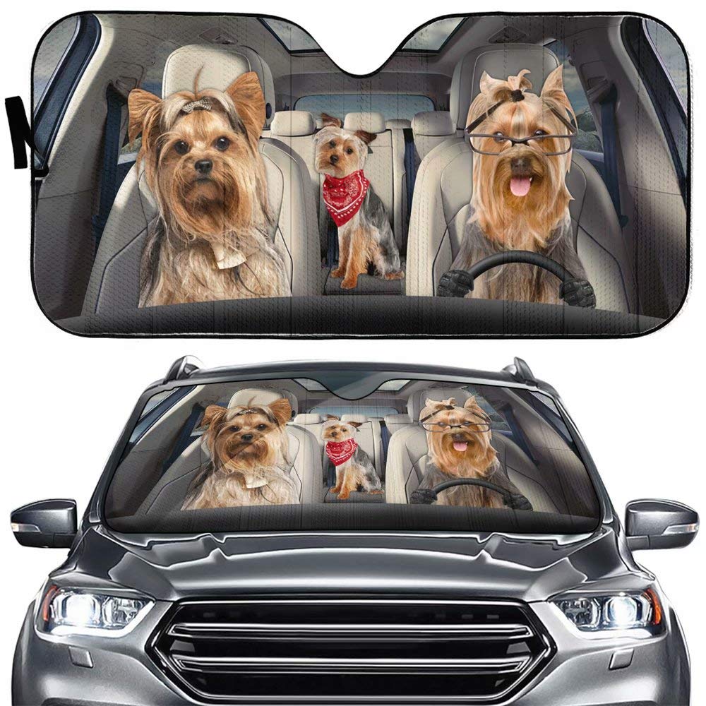 Tibetan Terrier Car Sun Shade, Tibetan Terrier Windshield, Dogs Family Sunshade, Dogs Car Accessories, Car Decoration, Dogs Love