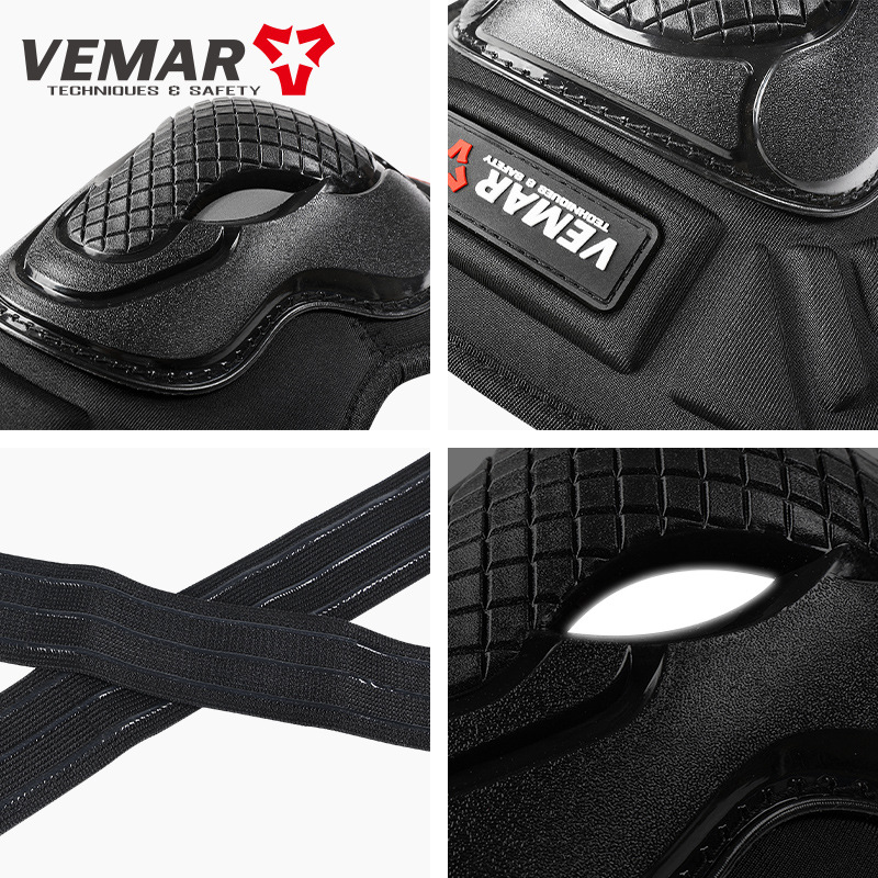 VEMAR Knee Pads Motorcycle Knee Pads Breathable Sports Racing Knee Protective Pad Motocross Guards Racing Moto Protector Elbow d14b6