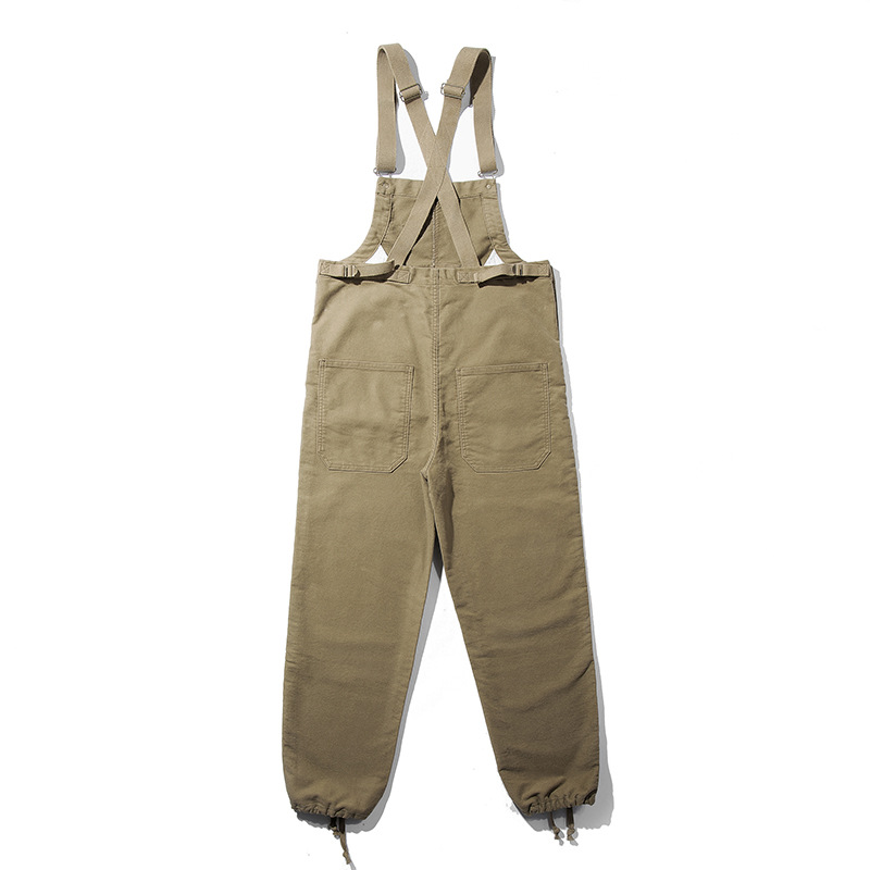 Deck Pants Overalls Suspenders Worker Pants Moleskin Couple Jumpsuit Outdoor BBQ Fishing Cargo Trousers Tooling