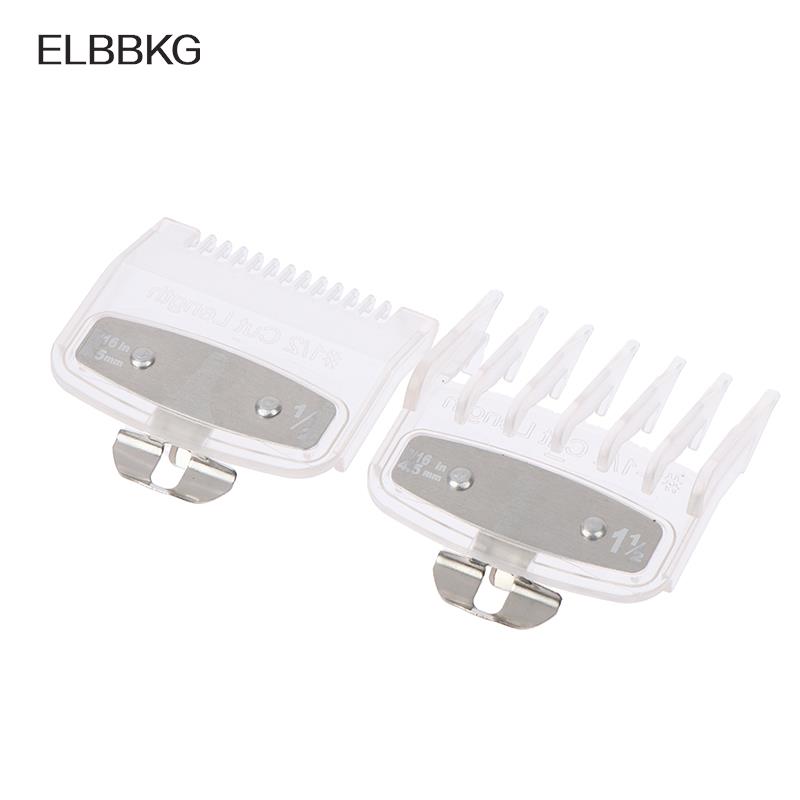 2pcs Hair Clipper Guide Comb Cutting Limit Combs Standard Guards Attach Parts Electric Clippers Accessories