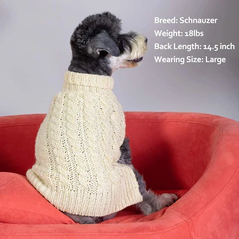 Winter Dog Sweaters Puppy Pet Knitted Soft Warm Clothes Costume Coat Vest Jacket for Small Medium Dogs Cat Accessories Perro