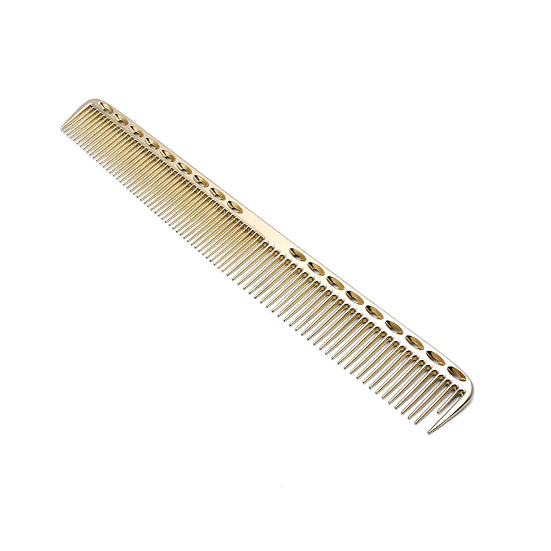 4 Types/set Professional Aluminum Dressing Comb Metal Hair Combs for Hair Styling Hair Cutting Comb Hairstyle Barber Accessories