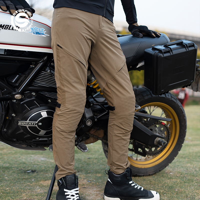 Star Field Knight Motorcycle Riding Pants Biker Ski Moto Trousers Motocross CE Protective Pants Protective Gear Riding Touring