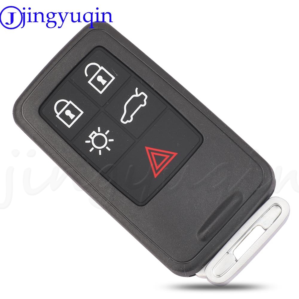 jingyuqin 5/6 Buttons Remote Auto Key Shell Cover Case For S60 V60 S80 XC70 XC60 V70 2008-2017 Car Accessories