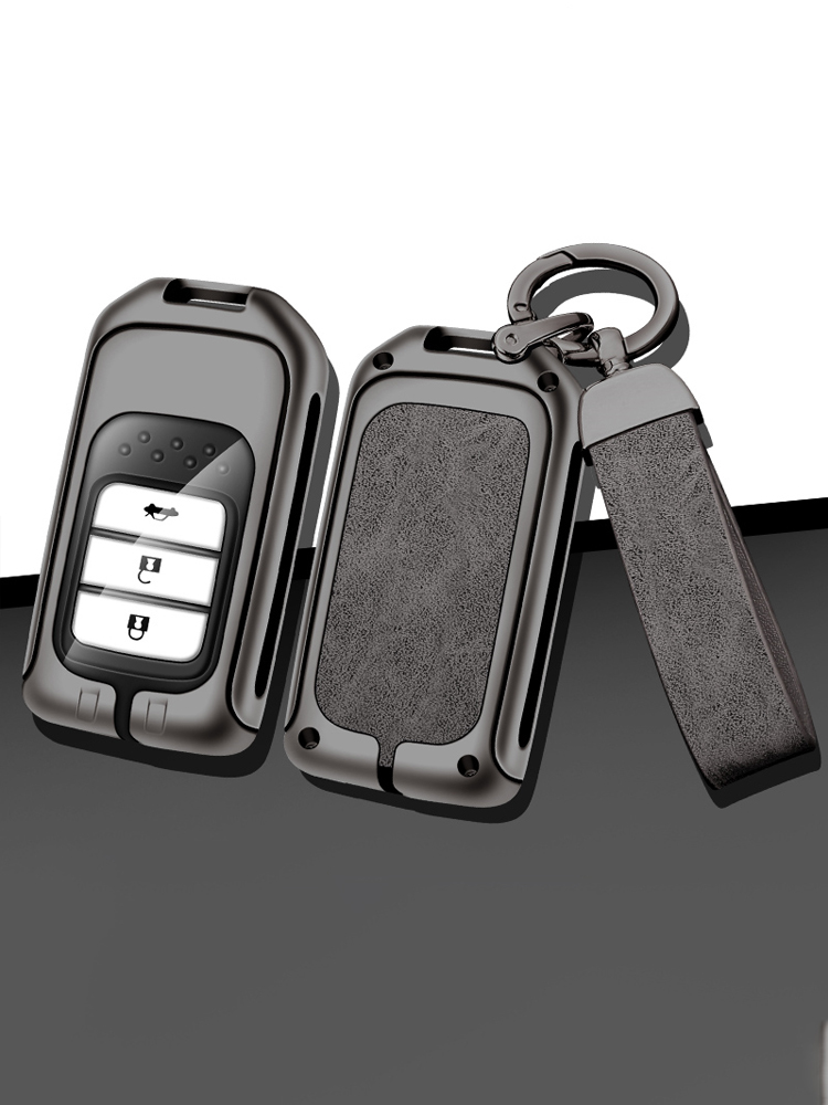 Car Key Case Cover For Honda Accord Fit Lucky Vezel City Civic CR-V HR-V Jade Jazz BRV BR-V HR-V Shuttle Pilot Crider Odyssey c664a