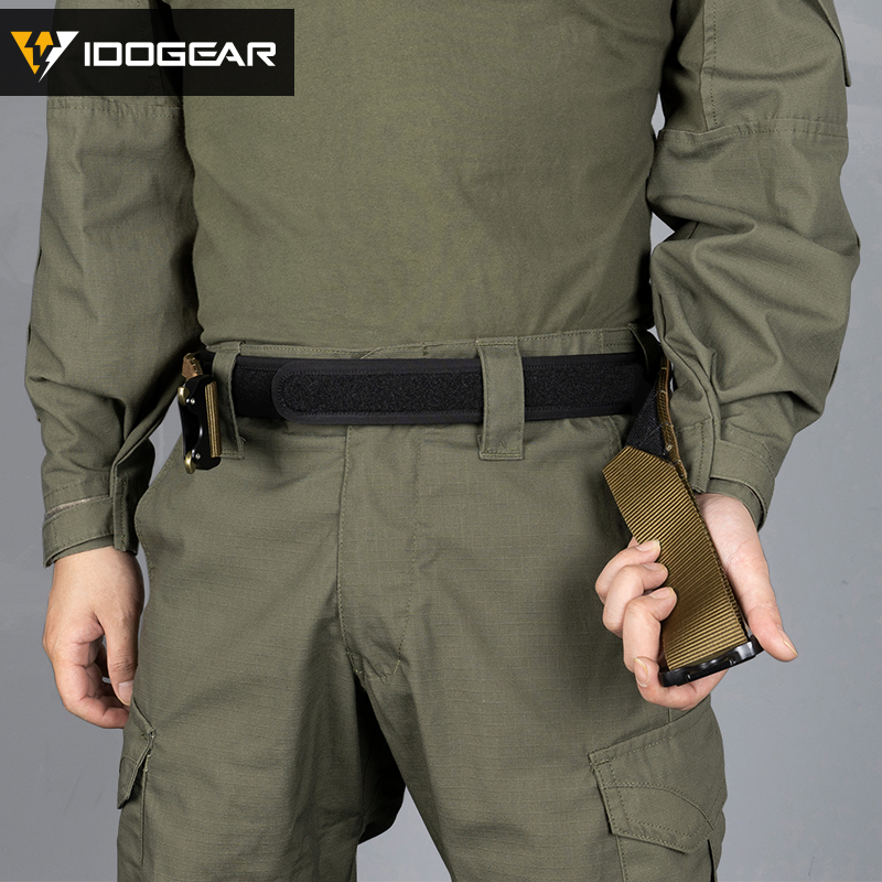 IDOGEAR Tactical Belt Mens Belts Inner Belt LoopLiner Airsoft 1.7" Waist Belt Loop 3425