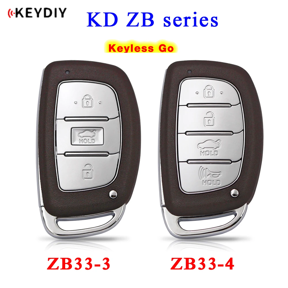 KEYDIY Universal ZB Series Remote ZB33-3 ZB33-4 KD Smart Key for KD-X2 KD Car Key Replacement for Hyundai 10476