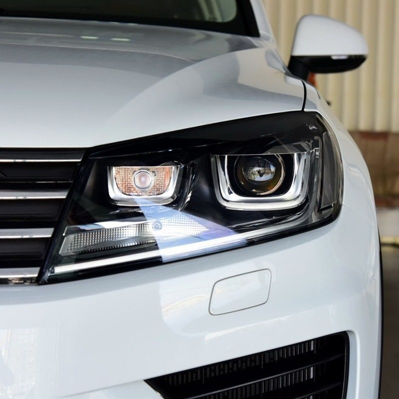 For VW Touareg 2016 2017 2018 Car Headlight Cover Shell Front Headlamp Lens Cover Transparent Lampshade 78cef