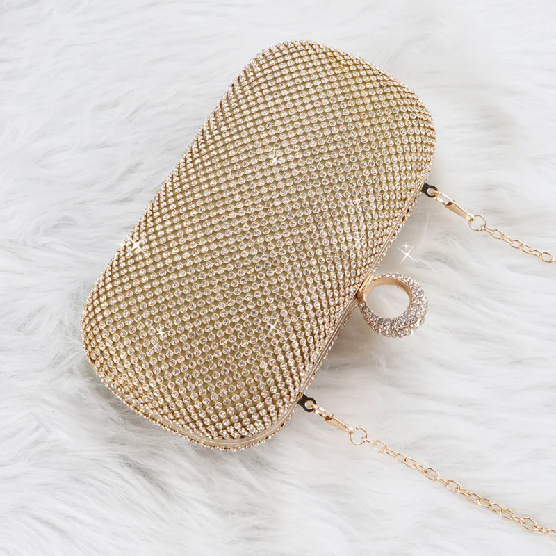 Women Diamonds Evening Bag Female Clutch Design Brand Luxury Shoulder Bags Party Handbags Shiny Purse Messenger Pack