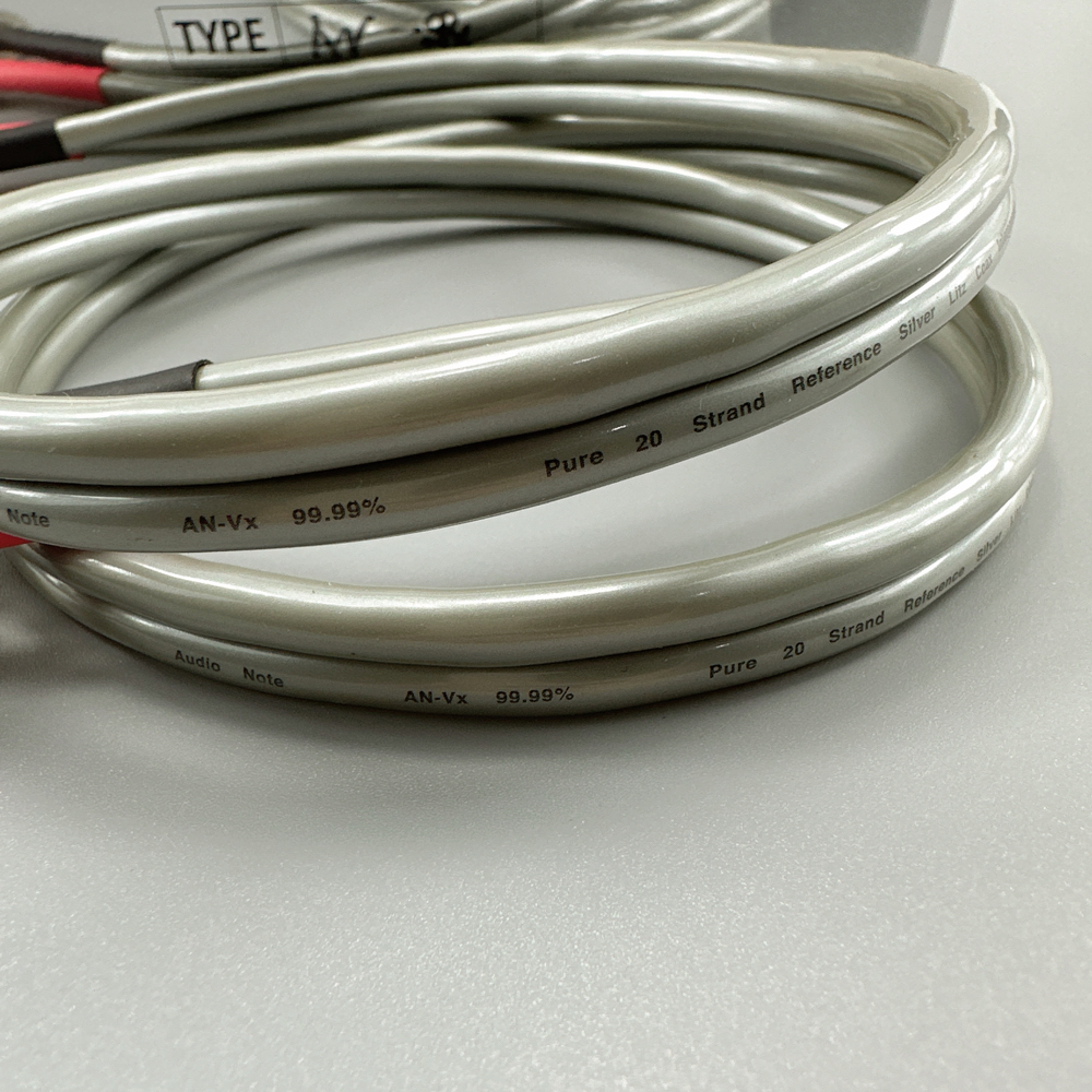 Audio Note AN-Vx Audio Cables Solid Silver 99.99% RCA Interconnects Hi-End Extend Audio Single Cable