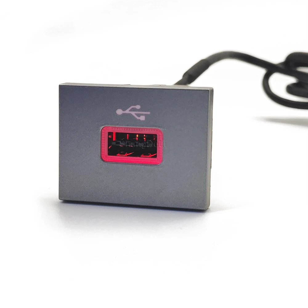 1Pc Car USB Input Adapter Audio Radio u-disk flash Socket Interface Cable For Ford Focus 2 2009-2011