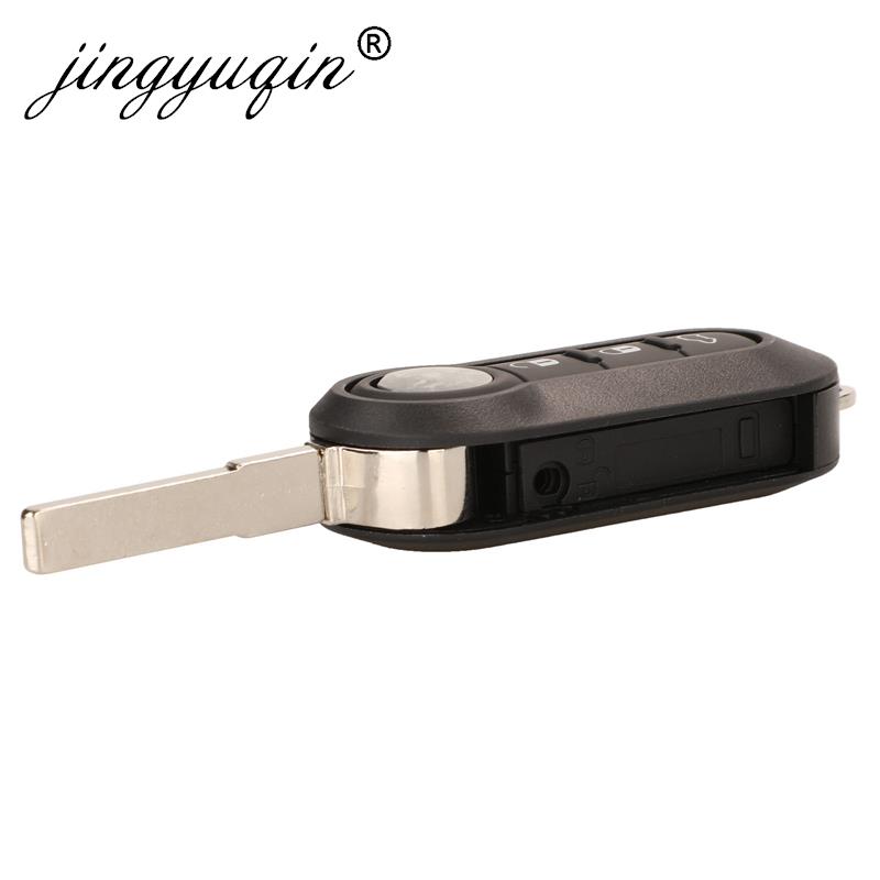 jingyuqin Delphi BSI 434Mhz ID46 Car Remote Key Fob For Abarth 500 595 500 124 695 5CC 71752289 / 6000628973 Auto Accessories