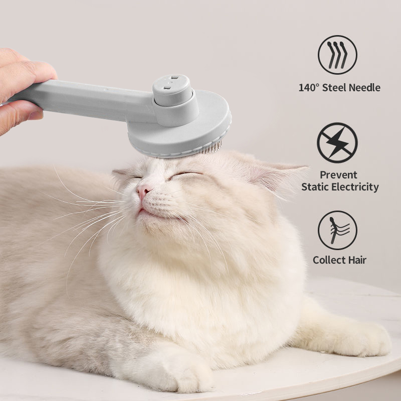 Pet Cat Hair Remover Brush Floating Messy Hair Cleaning Dog Comb Grooming Brush Remove Hairs Grooming Supplies Cats Accessories