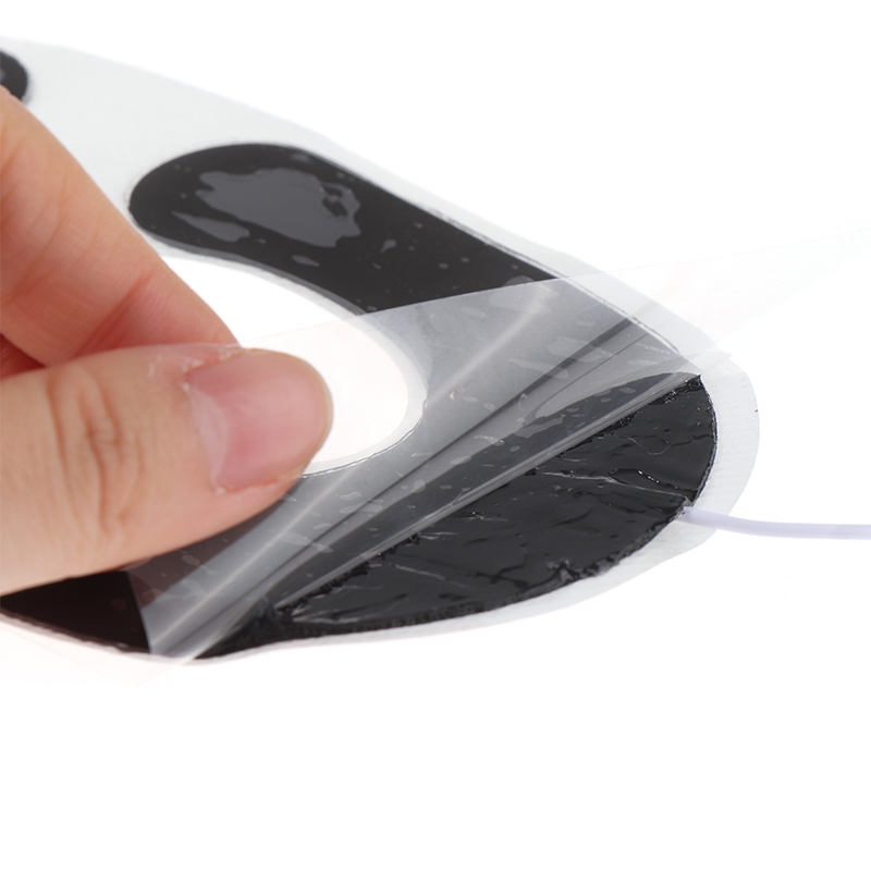 Non-woven Self Adhesive EMS Eye Mask Cover Tens Electrode Pad For Electronic Pulse Therapy Massager With 2mm Pin Line