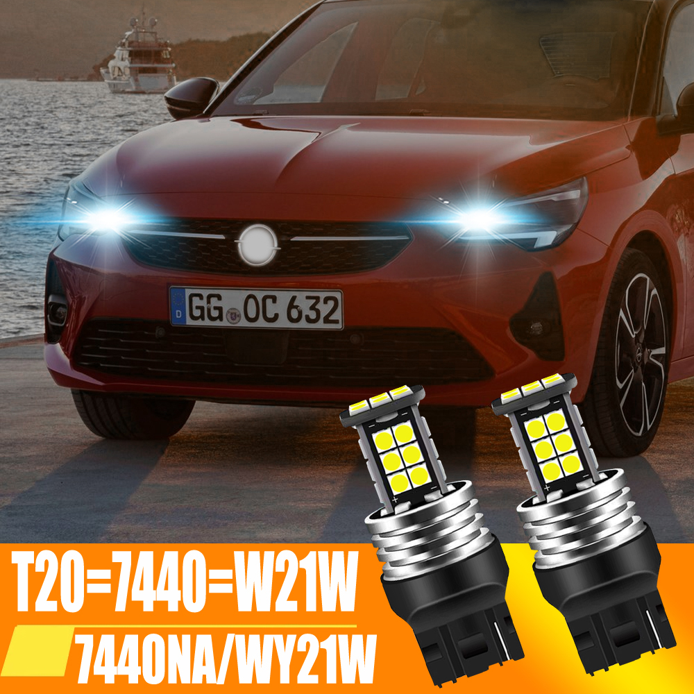 2x LED Light Blub Reverse Lamp W21W 7440 T20 For Honda Accord Civic 7 8 CR-V 2 3 4 Fit FR-V Legend S2000 Pilot Ridgeline