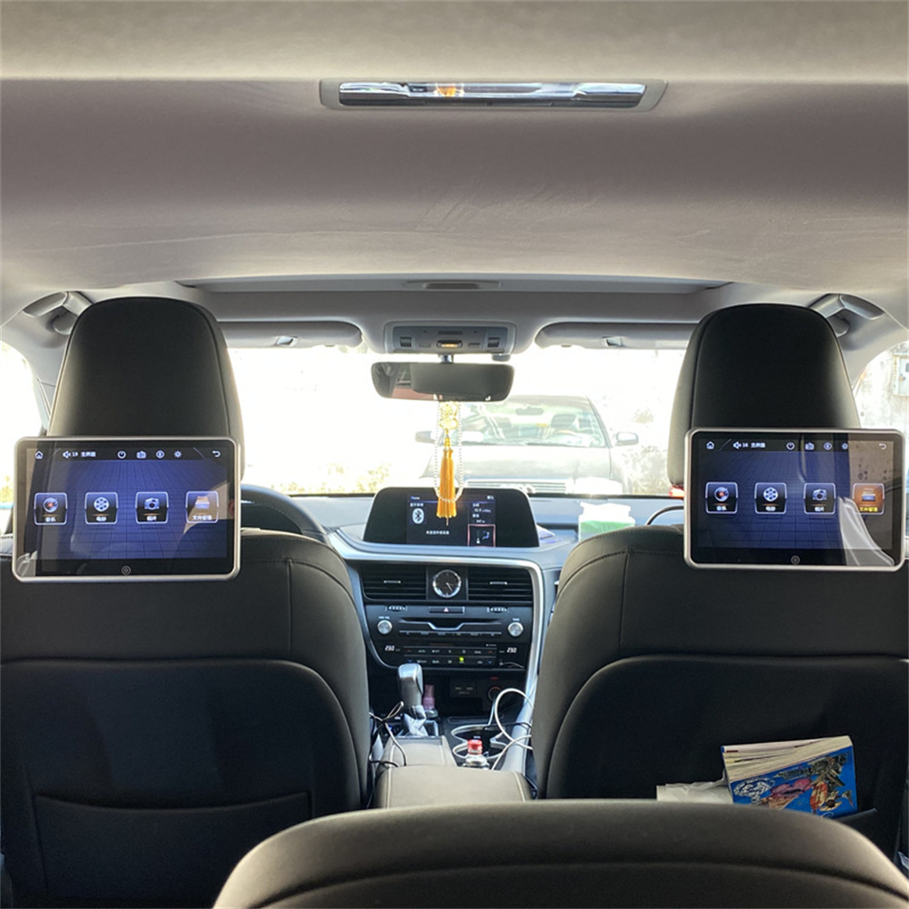 10 Inch Ultra-thin Car Headrest Monitor MP5 Player Mirror Link Android FM HD 1080P Video Screen With USB/SD Multimedia Player