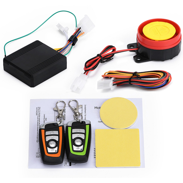 OYOTE Anti-theft Security Alarm System Engine Start Remote Control Key Fit For Universal Scooter Motorcycle