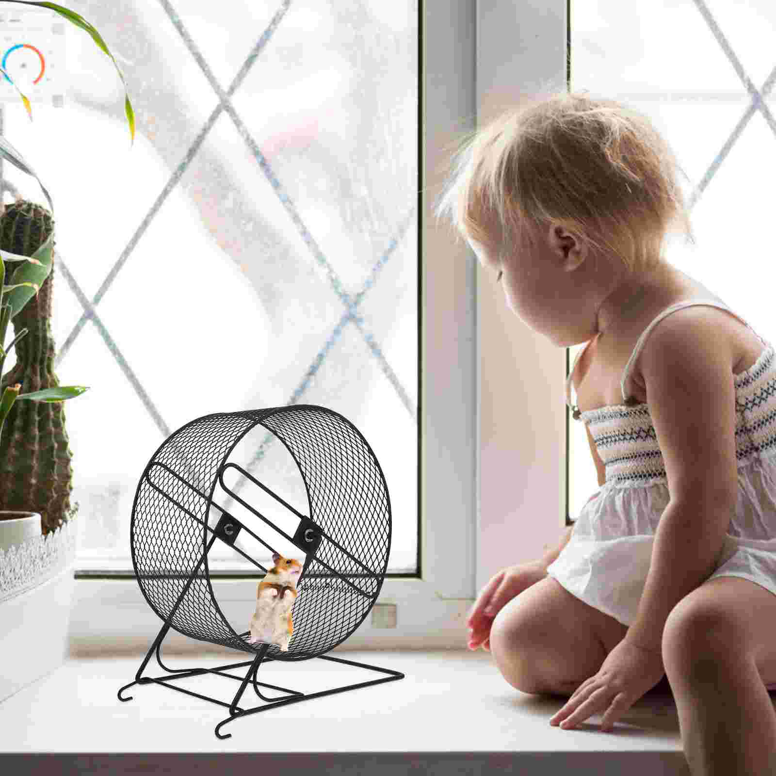 Wheel Hamster Exercise Running Small Silent Chinchilla Largehedgehog Guinea Ratgerbil Metal Pet Quiet S Animal