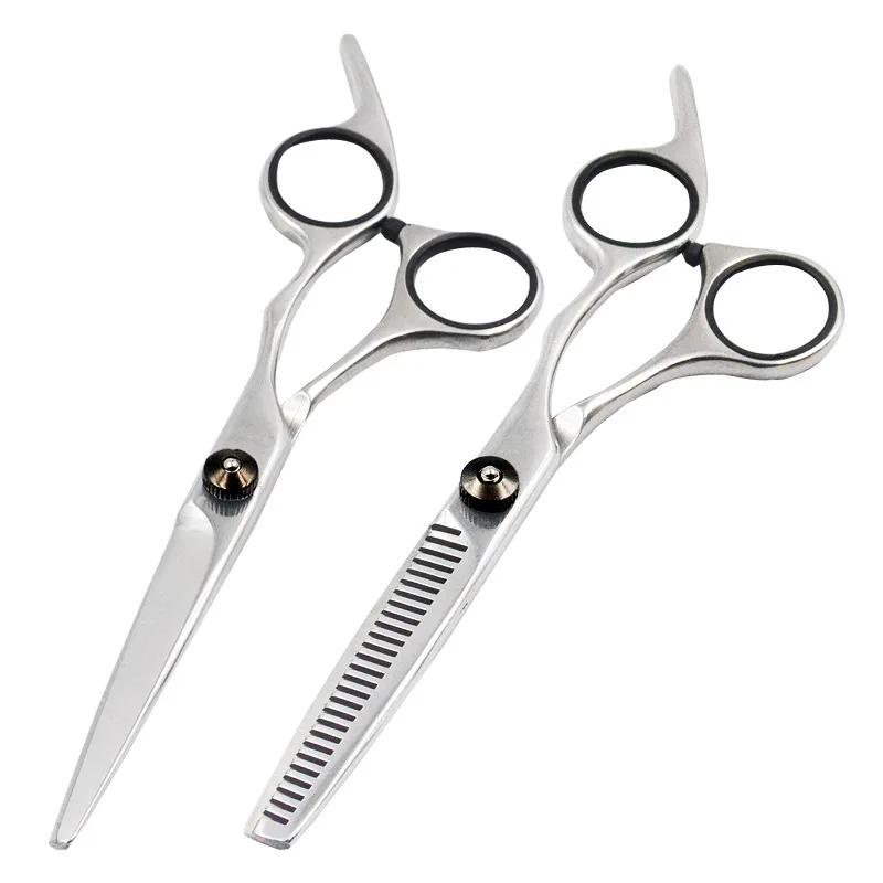 Japan 4cr steel 6'' cut haircut sissors thinning barber makas haircutting hair cutting shears hairdresser scissors H260303