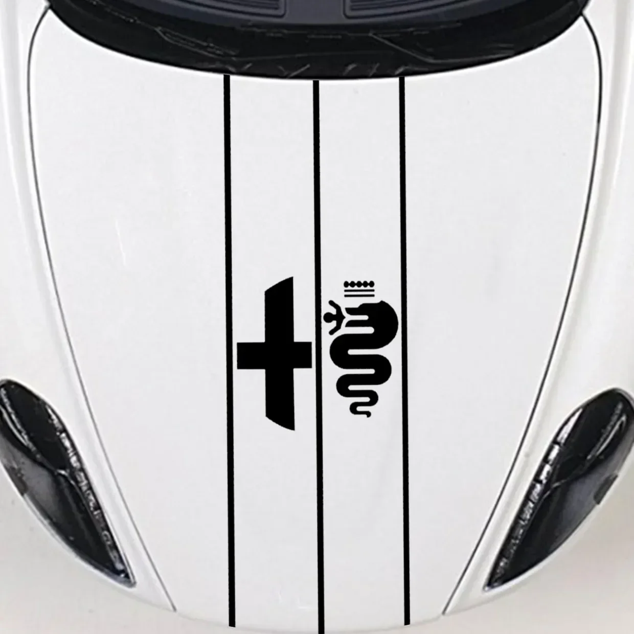 Hood Cover Car Stickers roof Vinyl Film Decals Auto Accessories For Alfa Romeo 159 Giulietta Giulia 156 Mito Steio GT Tonale
