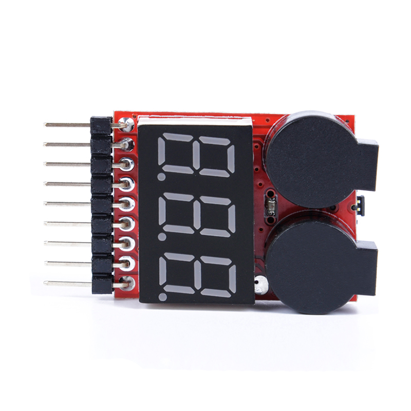 pcs Car RC 3 Cell Checker BB ring Lipo battery low voltage alarm Voltage Indicator volt meter monitor buzzer Alarm 1-8S 2.7-3.8V 2.7-.8V smile