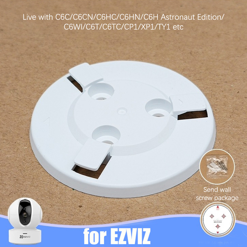 Smart Camera Wall Mounting Base Accessories Screws Ceiling Hanging Upside Down For EZVIZ C6HN C6C Security Camera Base Bracket