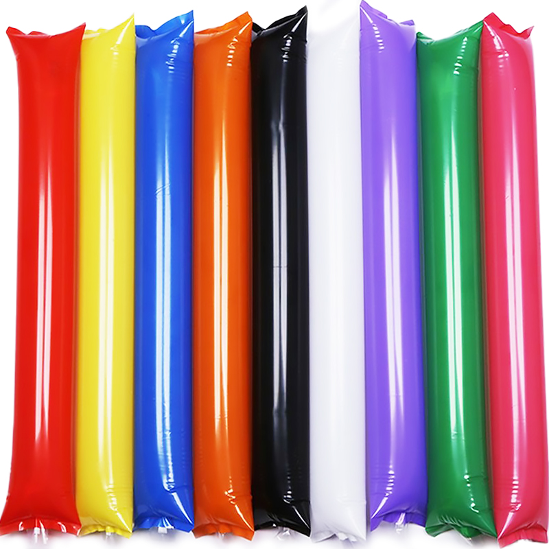 Colorful Cheering Sticks Cheerleaders Refueling Stick Cheer Long Strip Balloons Party Music Festival Concert Props Noise Maker