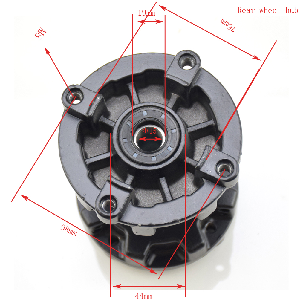 Rear 16 Inch Front 19 inch Wheel Rim Hub for Motocross Off-road motorcycle Accessories BSE T8 170 150 Dirt Pit bike