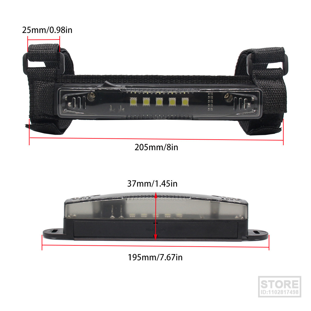 For Can-am Maverick X3 Universal Roll Bar LED Light UTV ATV Polaris RZR 800 900 1000 XP Turbo Cf Moto Accessories New