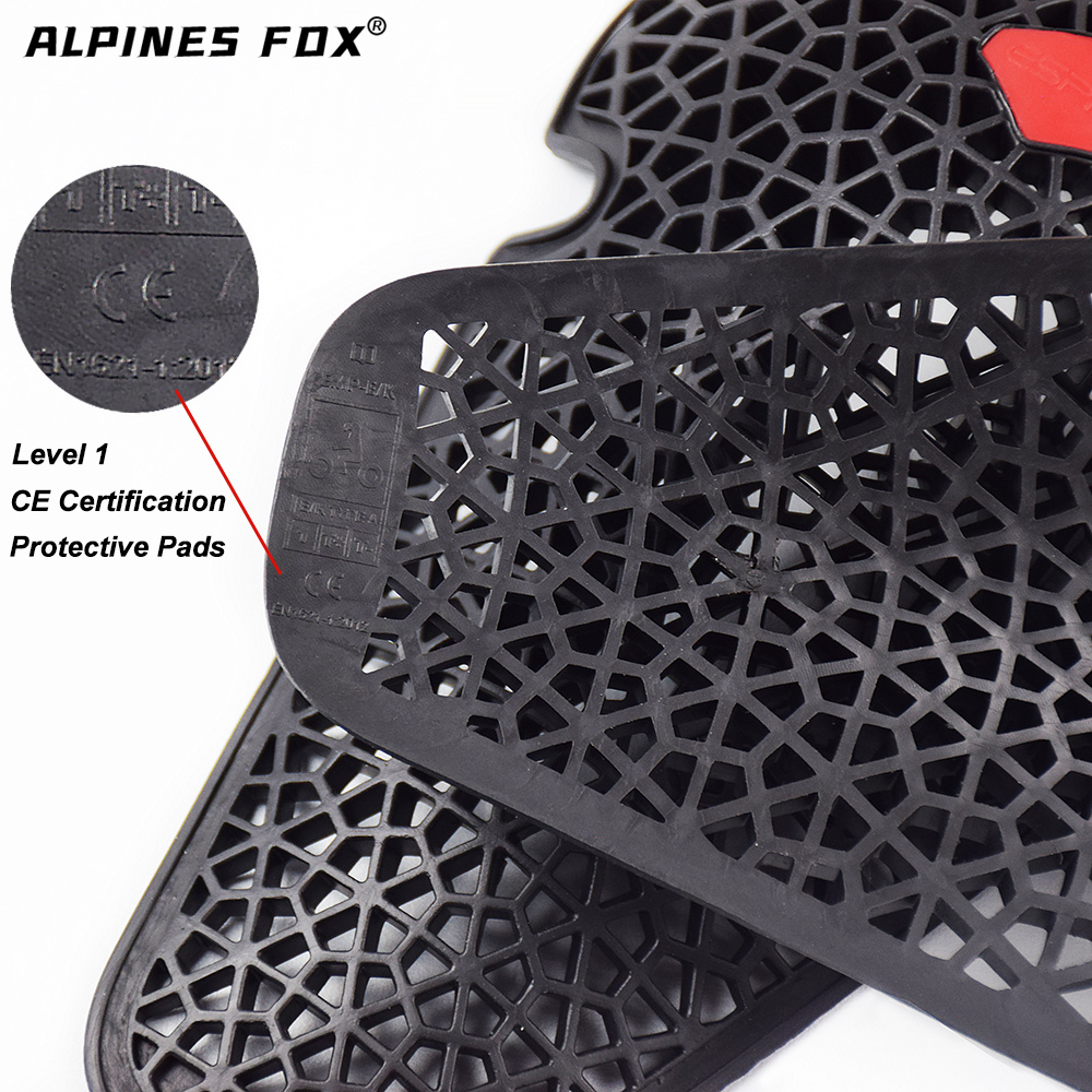 Level 1 CE Certified Motorcycle Pants Hip & Knee Pads Protective Gear Motorbike Jacket Chest Elbow Shoulder Back Protector Pads