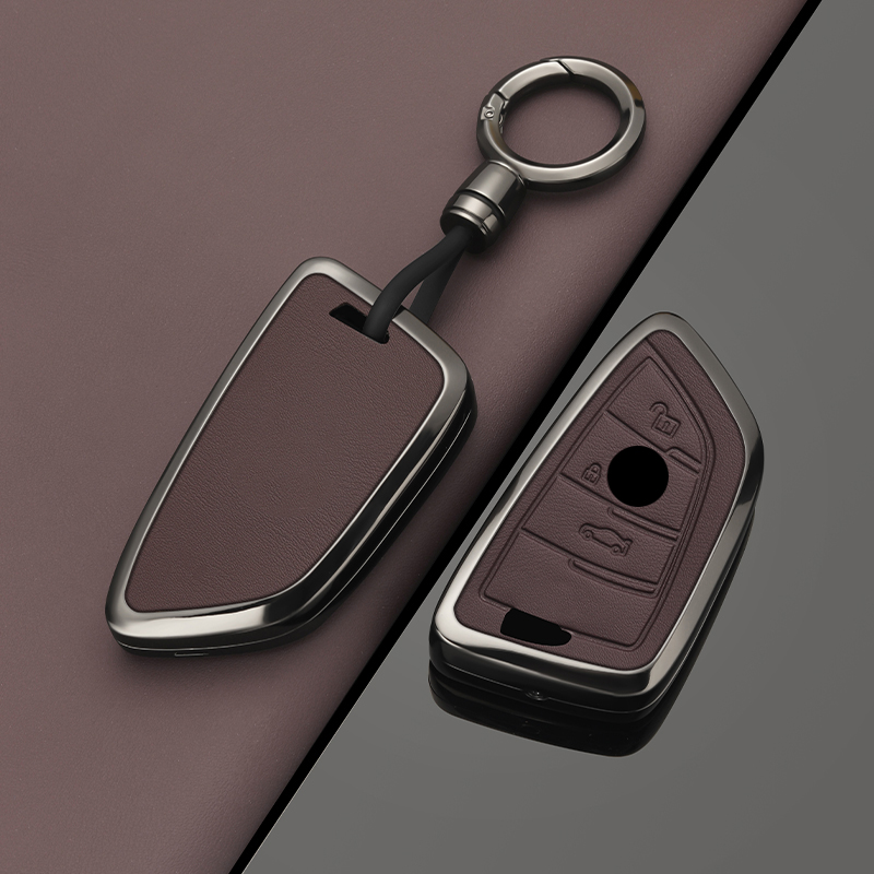 Car Key Style Alloy Case Cover Shell Fob For F10 F20 F30 G20 G30 F15 F16 G01 G02 ddmysmile G05 G07 X1 X3 X4 X5 X6 1 3 5 7 Series Smile