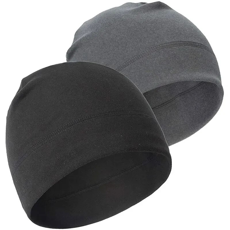 Cold Proof Warm Outdoor Sports Headcover Fleece Ski Riding Cap Running Hats Cycling Skull Caps for Men and Women