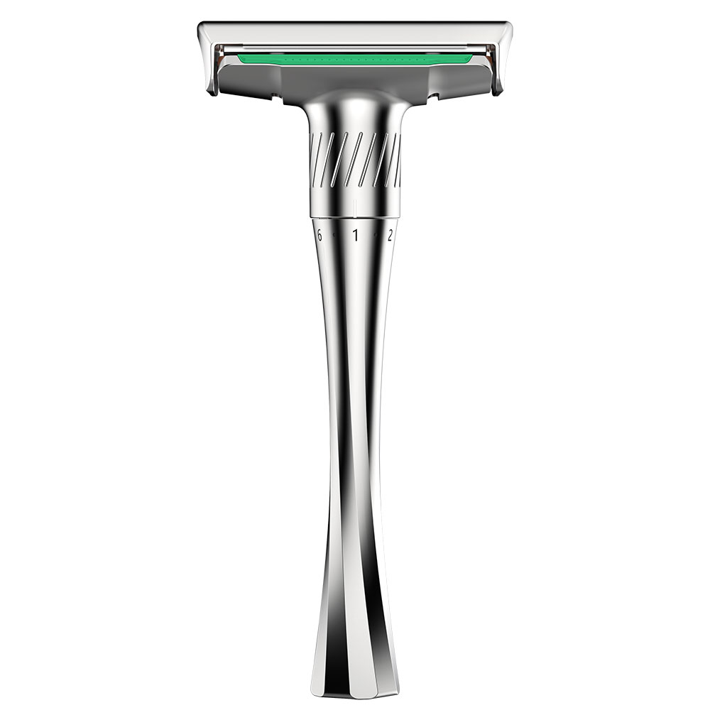 Mingshi Safety Razor Straight razor For Men Adjustable Close Shaving Classic Double Edge Razor Blades knife