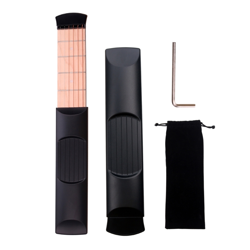 Guitar Pocket Guitar Neck for Beginner, Practice Neck, Left Hand, Chord Trainer, Fingering, 69HD, 4 Fret, 6 Fret