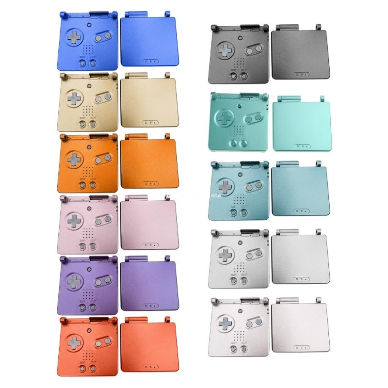 Solid Replacement Cover Case Color ABS for GBA Game Console Full Set Game hine Housing Gaming Accessories Dropship smile