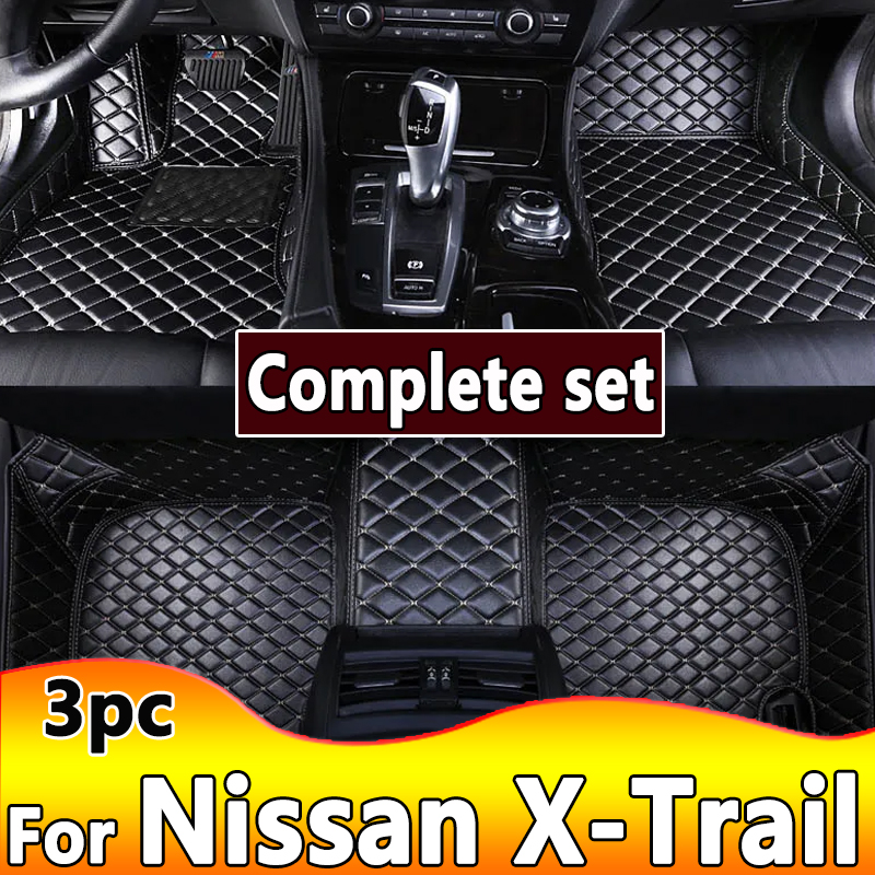 For Nissan X-Trail T30 2001~2007 Anti-dirty Carpet Leather Mat Accesorios Para Auto Mats Floor Car Accessories