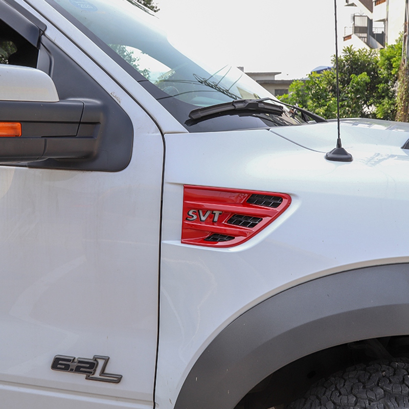 Fender Grille Air Outlet Vent Trim Cover Trim For Ford F150 Raptor 2009-2014 SVT Accessories (ABS) f7606 5 7ba07