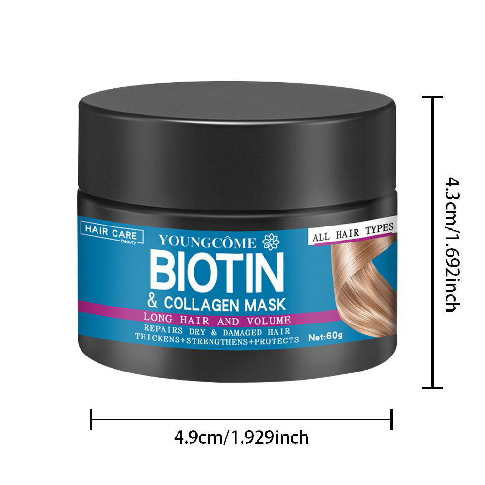 Hair Repairs Hair Mask Biotin Collagen Keratin Treatment Hair Conditioner Hair Essential Oil Nourishing for Dry Damaged Hair